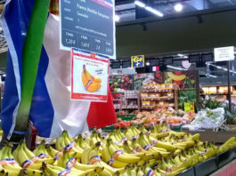 la banane aux couleurs de la France